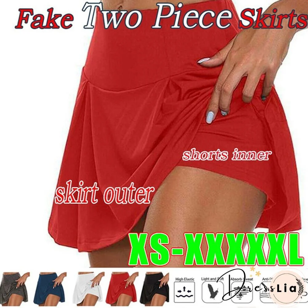 Tennis Skirts For Women With Pockets Shorts Athletic Golf Skorts Activewear Running Workout Sports Skirt Xs-5Xl