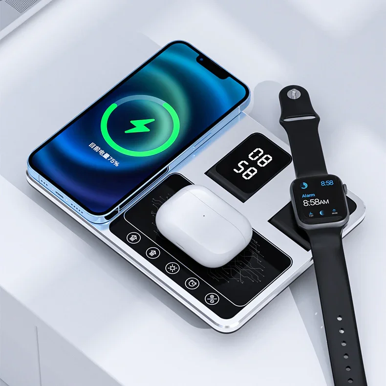 Three In One Multi-Function Wireless Charger