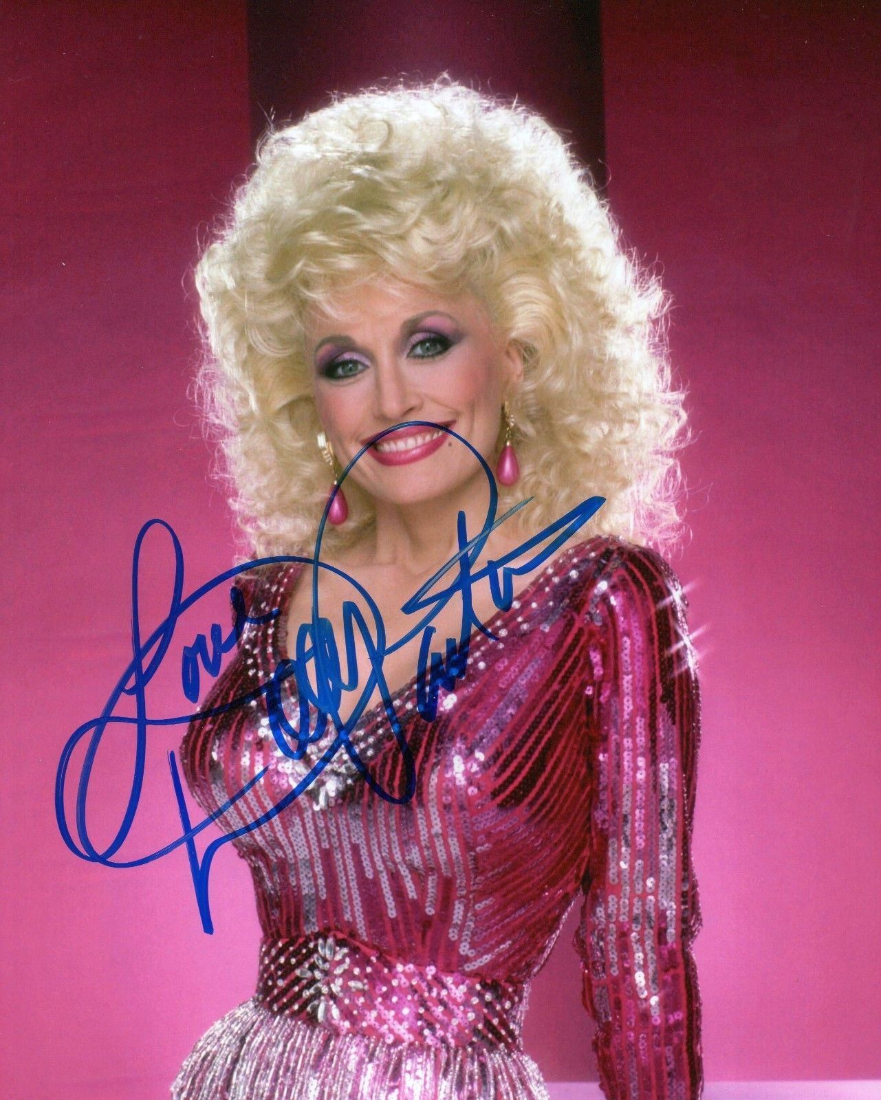 DOLLY PARTON AUTOGRAPHED SIGNED A4 PP POSTER Photo Poster painting PRINT 7