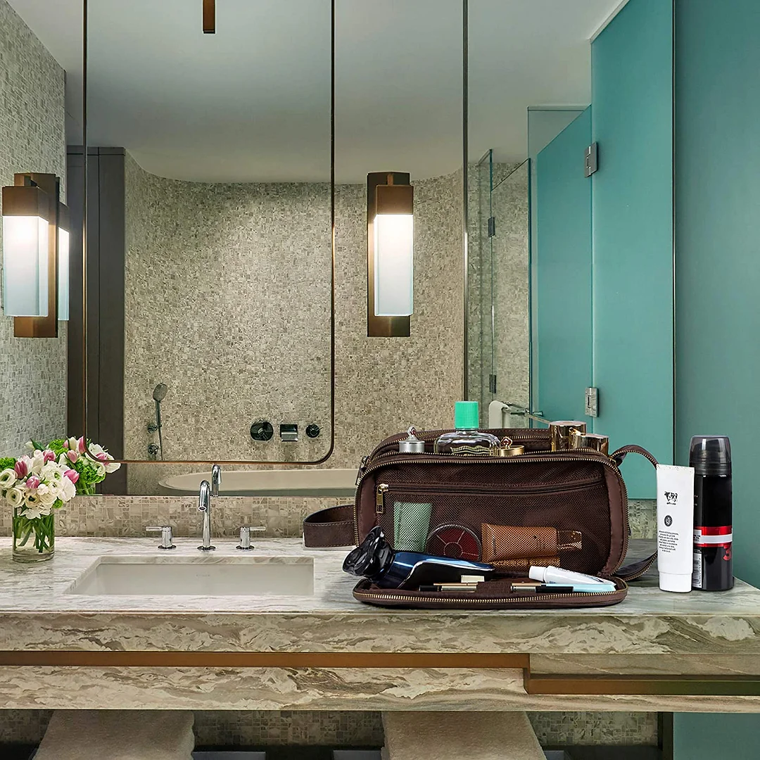 Toiletry Bag for Men or Women - Dopp Kit For Travel.