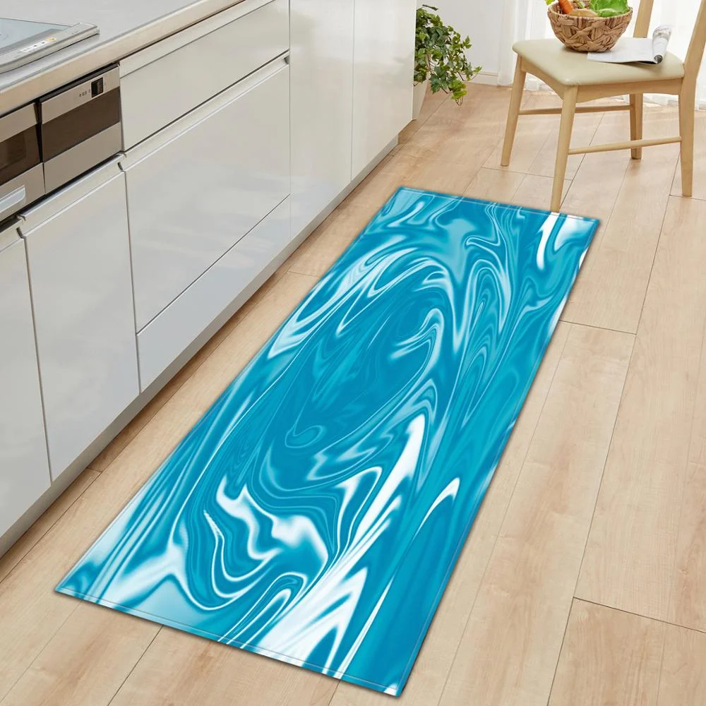 Kitchen Mat Bedroom Entrance Door mat Living Room Carpet Home Hallway Floor Decoration  Bathroom Non-slip Absorbent Rug