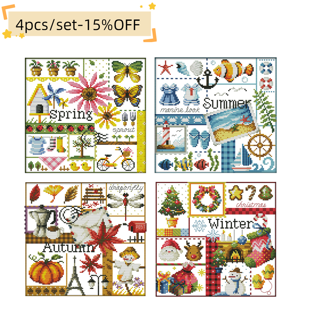 Stamped Cross Stitch Kit 16730 Today Is a Gift Dimensions 5x7 From 2011 for  sale online