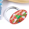 DIY Double Sided Special Shape Diamond Painting Compact Mirror Kit (Christmas Gifts)