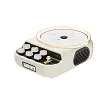 Retro Portable CD Player With Built-In 4000 mAh Battery and Bluetooth, CD, and TF Card Multi-Mode Playback