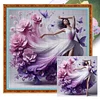 (Counted/Stamped)Flower Dance Girl-11CT Cross Stitch 45*45cm