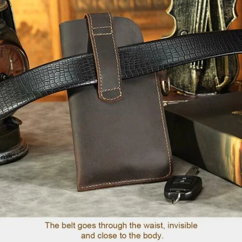 Multifunctional Leather Mobile Phone Bag