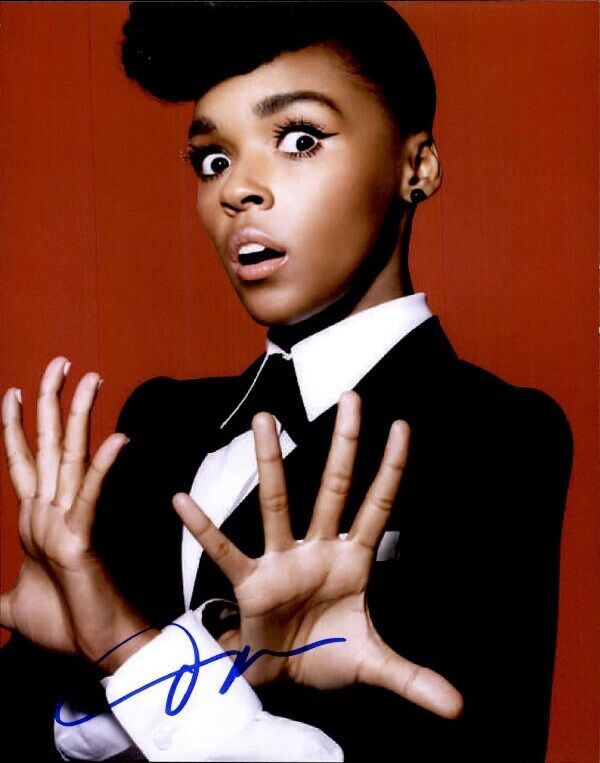 Janelle Monae authentic signed RAPPER 8x10 Photo Poster painting W/ Certificate Autographed 26-e