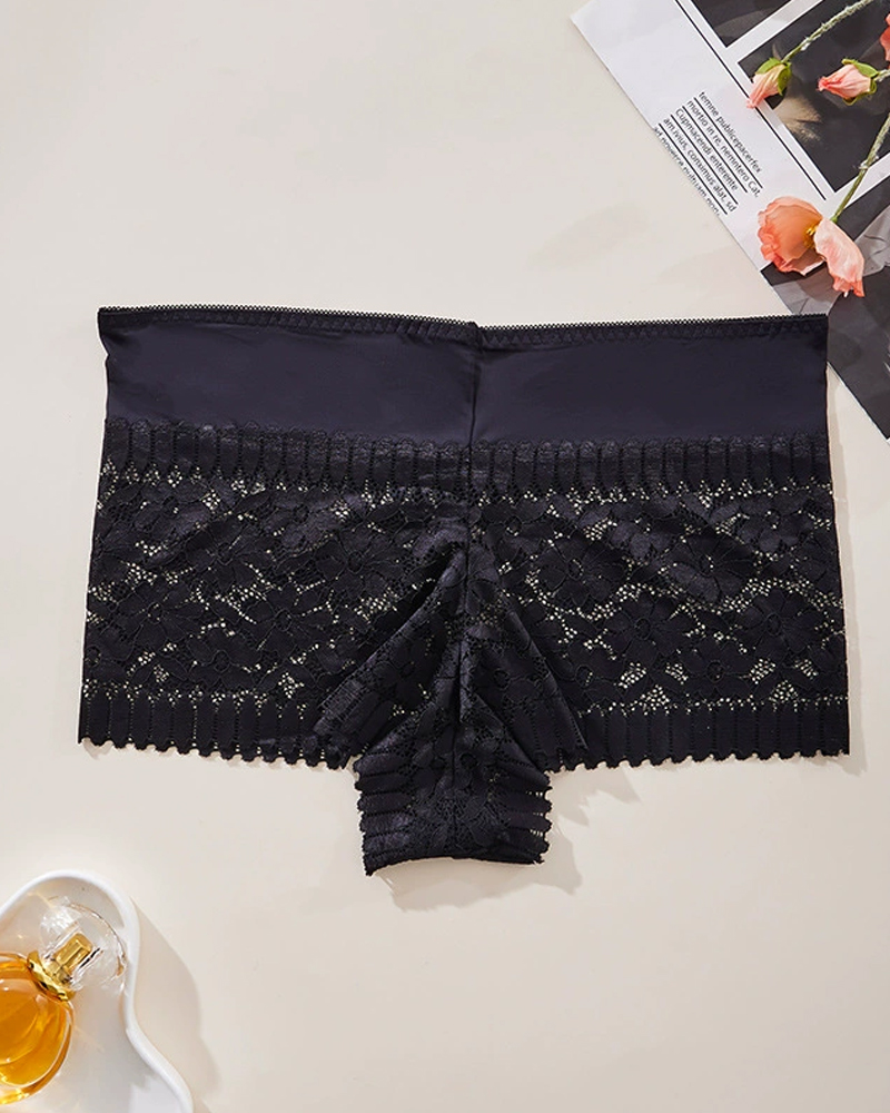 Plus Size Sexy High Waist Stretch Briefs