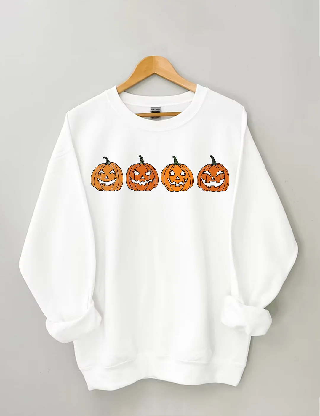Pumpkin Skeleton Halloween Sweatshirt