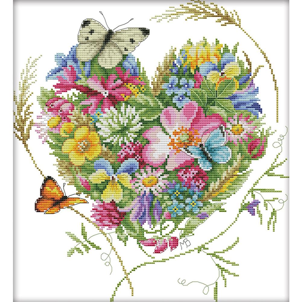 

Dielianhua - 14CT Stamped Cross Stitch - 36*40cm, 501 Original