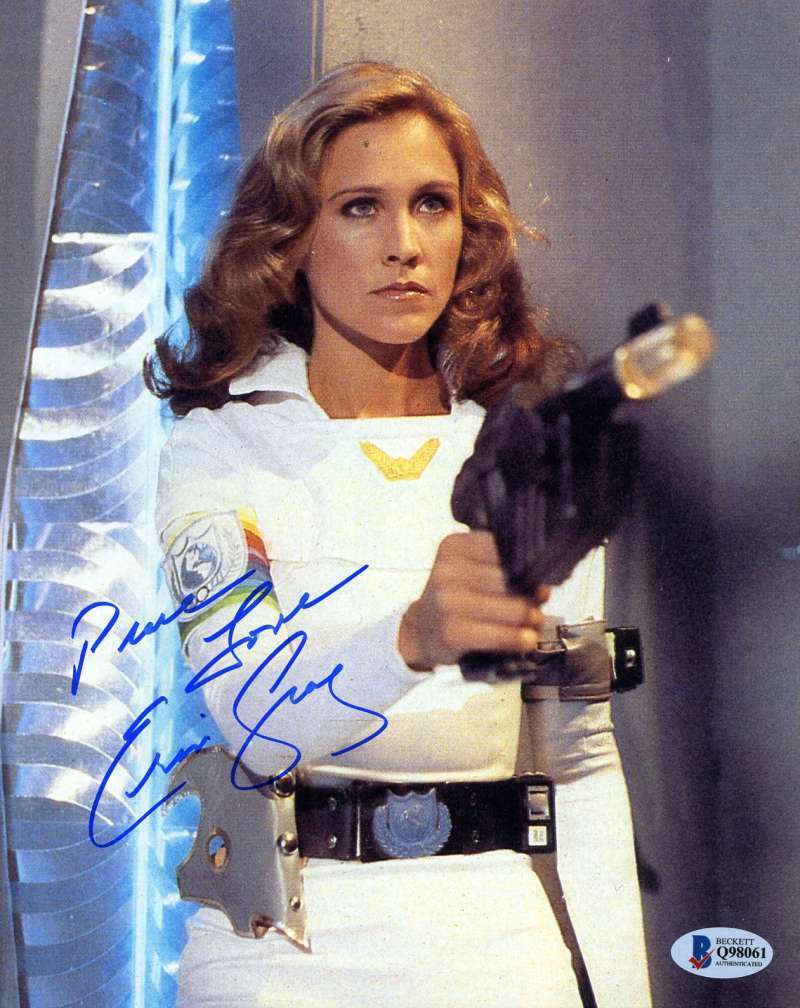 Erin Gray BAS Beckett Coa Signed 8x10 Buck Rogers Photo Poster painting Autograph