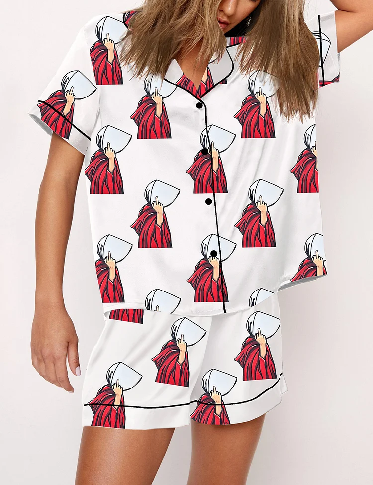 Women's Handmaid's Tale Short Sleeve Pajama Set