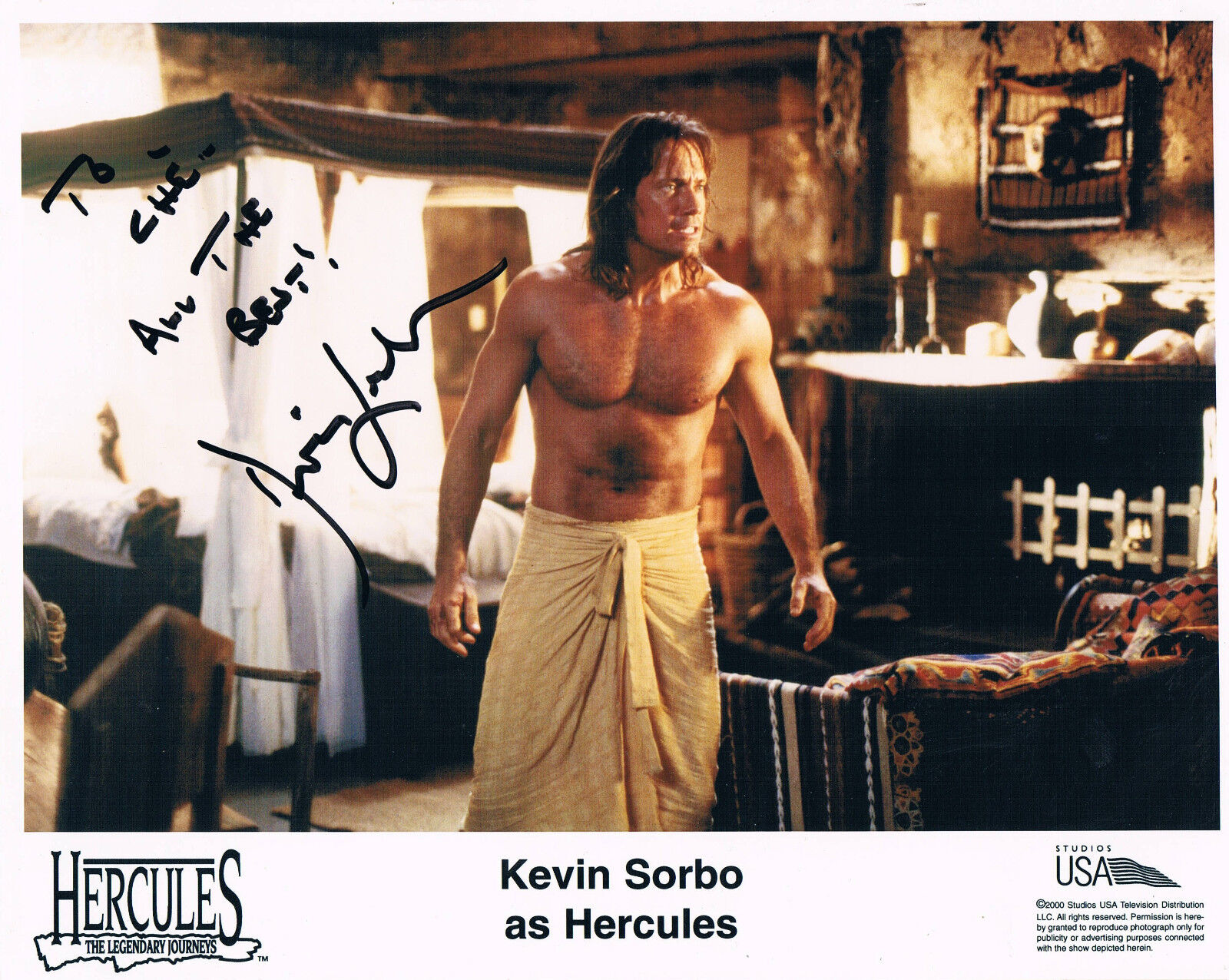 Kevin Sorbo 1958- genuine autograph 8x10