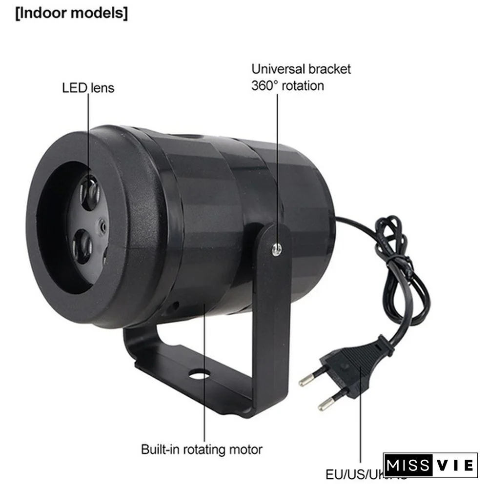 New Fashion Halloween Christmas Projector Lights, Outdoor Holiday Decorations,Halloween Led Projector Lights, 16 Patterns Waterproof Xmas Snowflake Snow Light, Party Garden Laser Projection Lamp