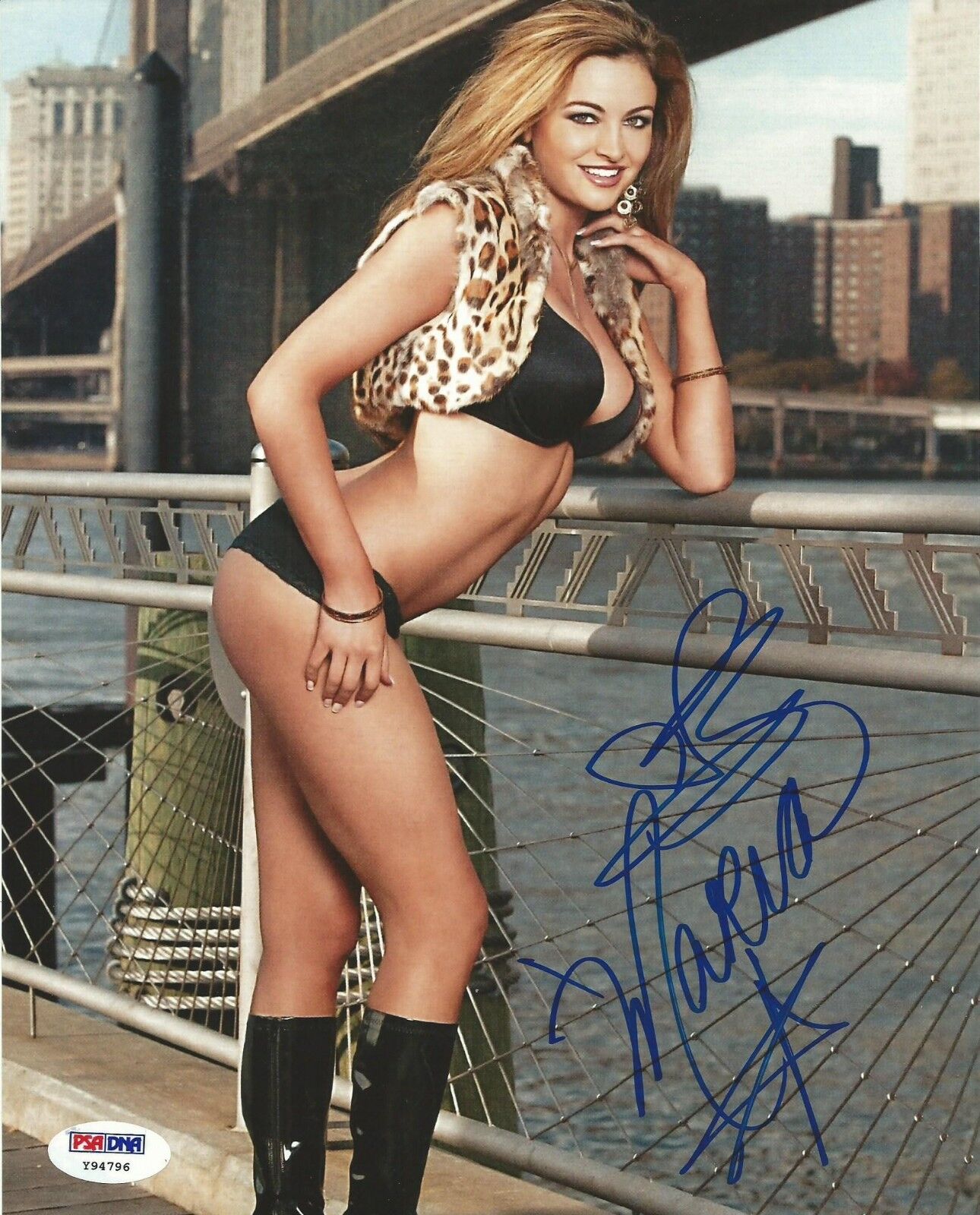 Maria Kanellis Signed WWE 8x10 Photo Poster painting PSA/DNA COA Playboy Diva ROH TNA Wrestling