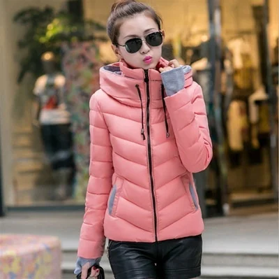 New Winter Jacket Women Parka Thick Winter Outerwear Plus Size Down Coat Short Slim Design Cotton-padded Jackets and Coats