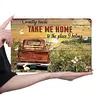 Routes de campagne - Panneaux en &eacute;tain m&eacute;tallique(20*30cm/30*40cm) - Garage