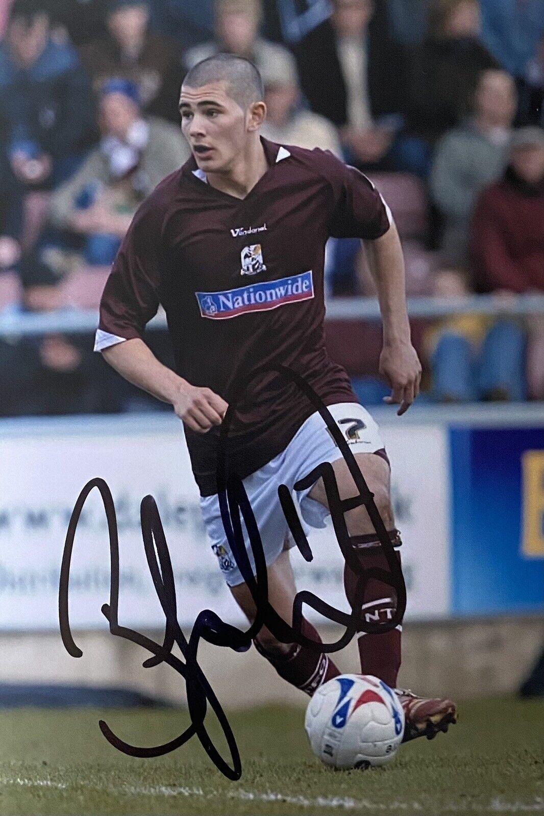 Bradley Johnson Genuine Hand Signed Northampton Town 6X4 Photo Poster painting