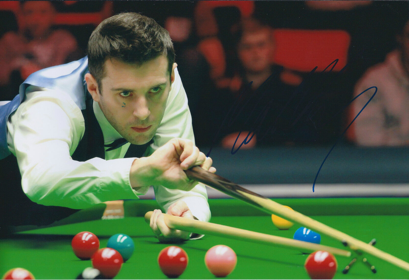 Mark SELBY SIGNED 12x8 Photo Poster painting Autograph COA AFTAL SHEFFIELD CRUCIBLE Snooker