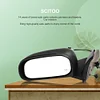 SCITOO Driver Side View Mirror Fit For Dodge For Durango 2004-2009 Manual Folding Heated Power Adjustment Black Left Outside Exterior Mirror CH1320217