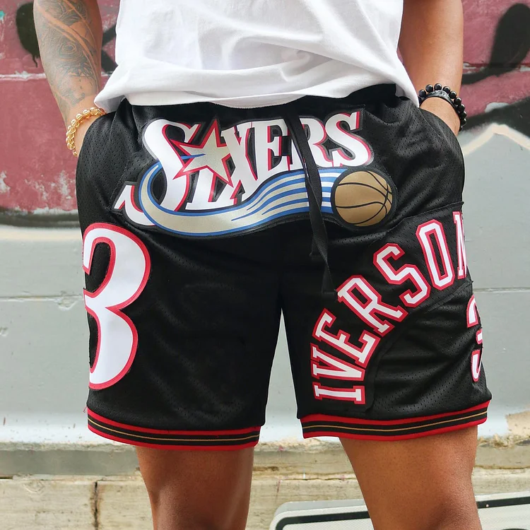 NO.3 Patch Basketball Mesh Shorts