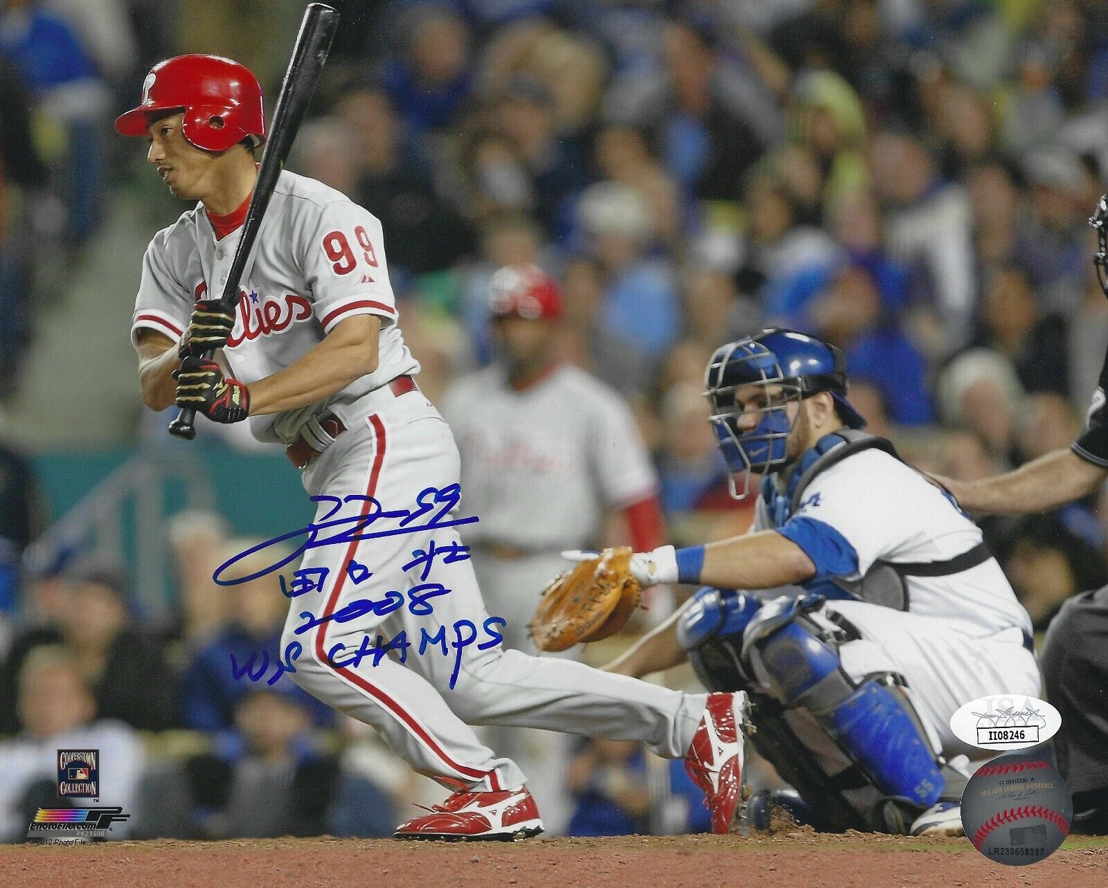 Signed 8x10 SO TAGUCHI Philadelphia Phillies Autographed Photo Poster painting - JSA COA