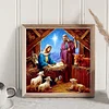 Nativity - 11CT Stamped Cross Stitch 50*50cm/19.69*19.69in