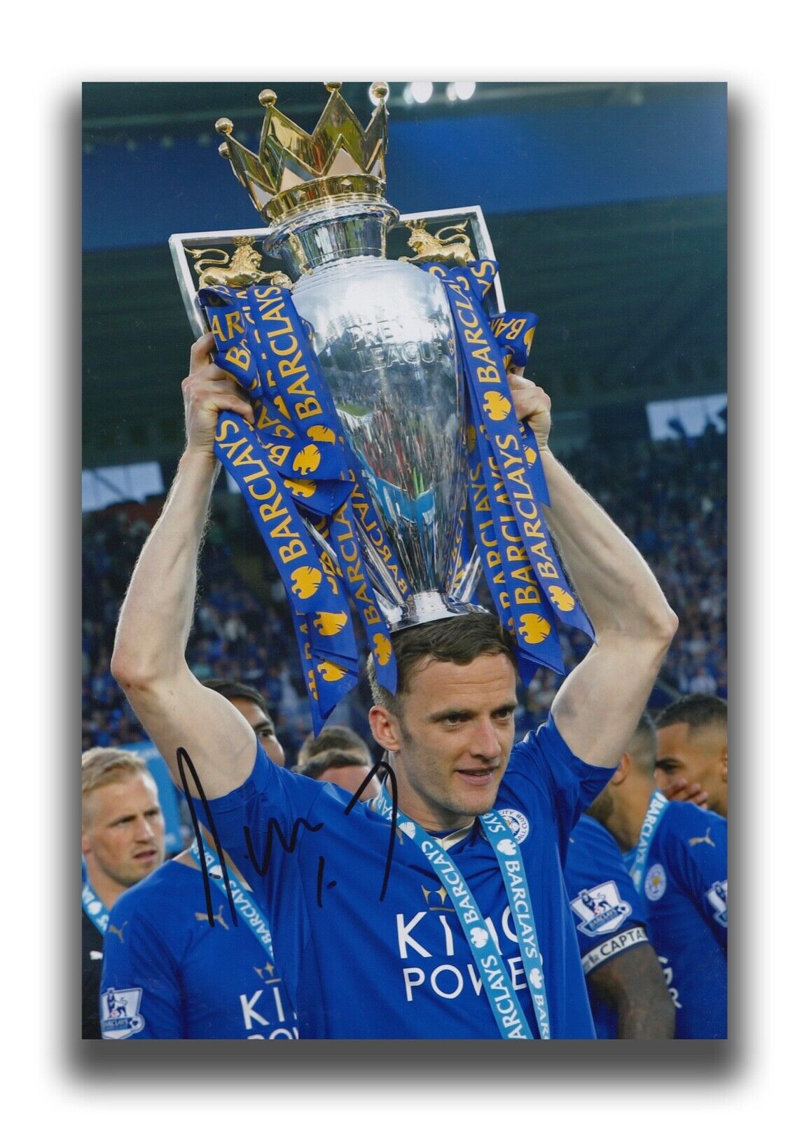 ANDY KING HAND SIGNED 12X8 Photo Poster painting - LEICESTER CITY - FOOTBALL AUTOGRAPH 3.