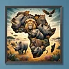 Diamond Painting -DIY Round Drill Animal