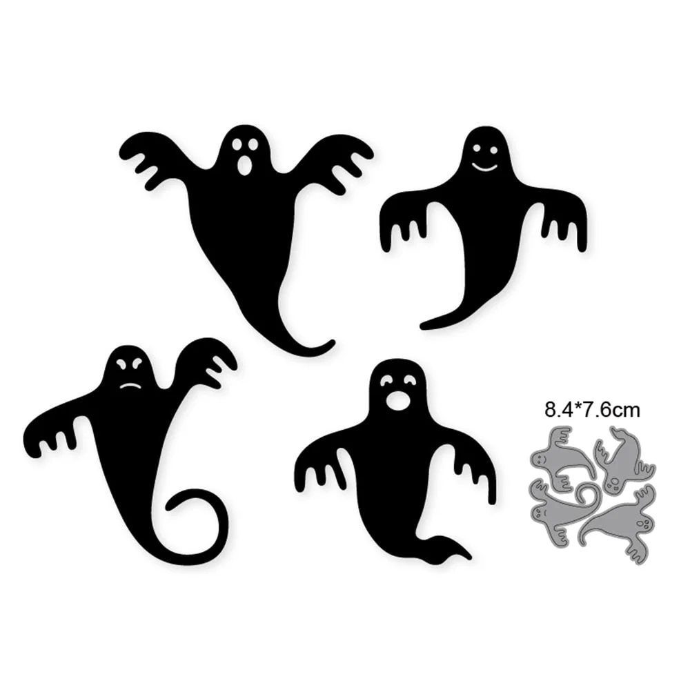 Customized Dies Halloween Bat Pumpkin Ghost Metal Cutting Dies Scrapbooking Dies For DIY Craft Paper Card Making Stencils Dies