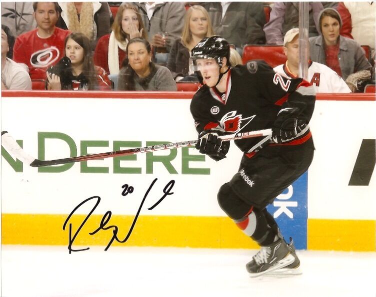 Carolina Hurricanes Riley Nash Signed Autographed 8x10 Photo Poster painting COA