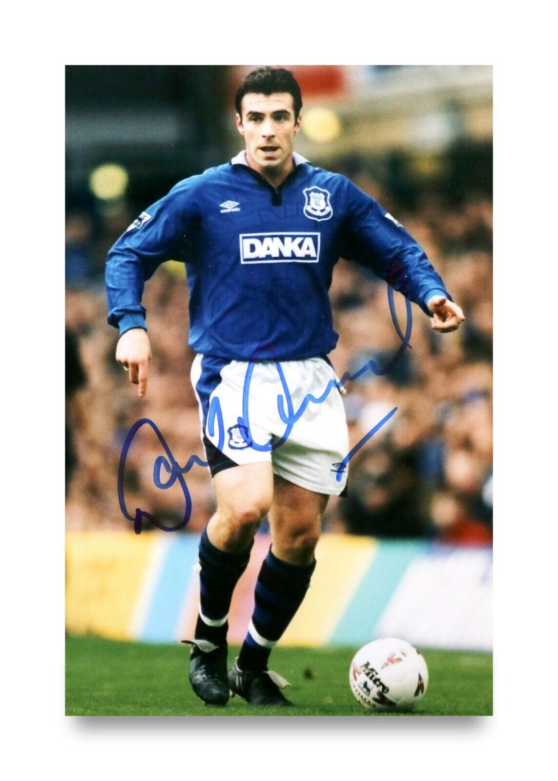 David Unsworth Signed 6x4 Photo Poster painting Everton West Ham United Genuine Autograph + COA