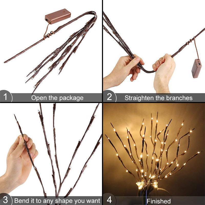 LED Decorative Twig Lighted Branch