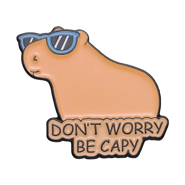 Foto del pin Chill Happy Capybara