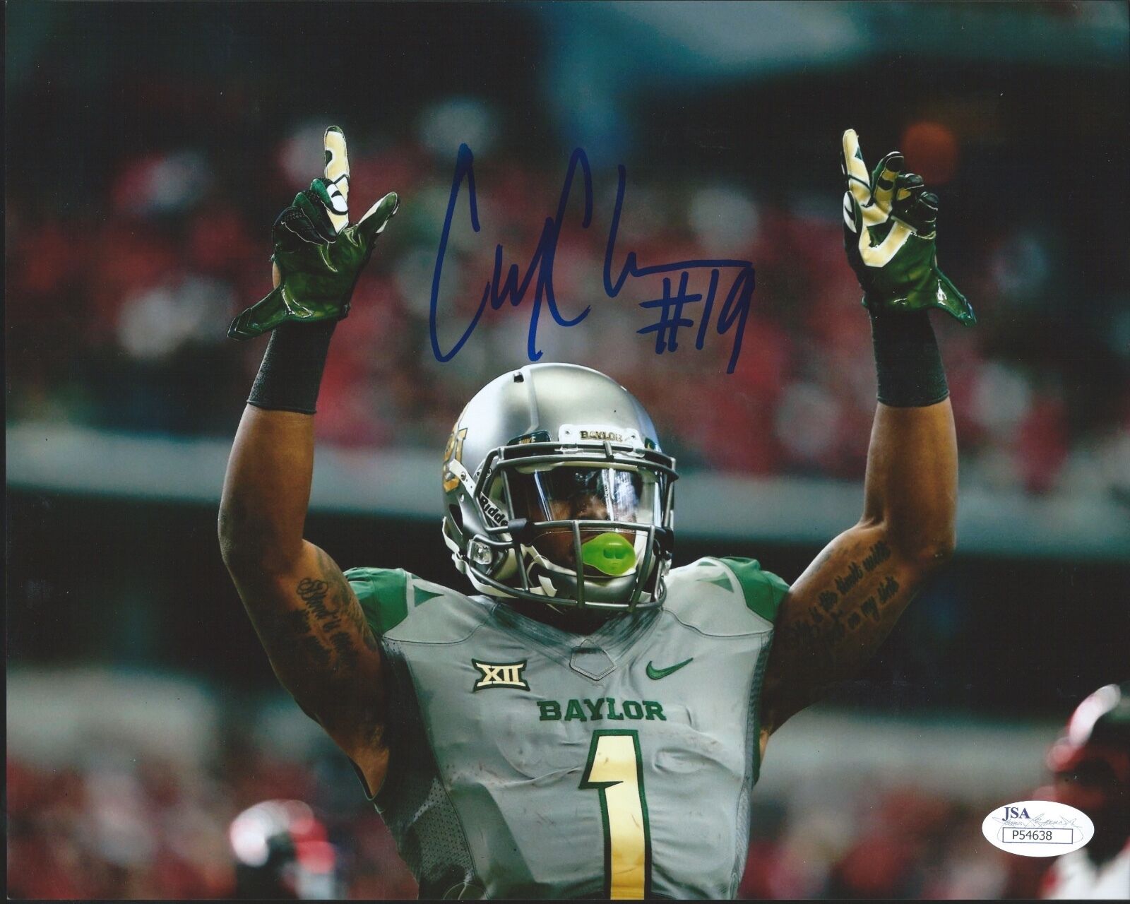 COREY COLEMAN Signed Autographed 8x10 Photo Poster painting Auto Baylor Bears Browns JSA COA