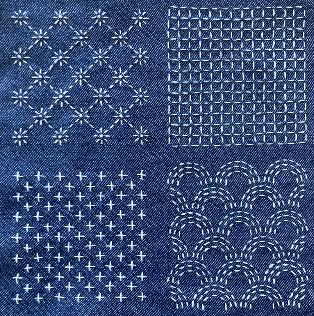 Sashiko Embroidery Template Set【4 PCS】