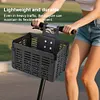 Foldable Bicycle Basket Detachable Handlebar Basket Handlebar Front Storage Rack