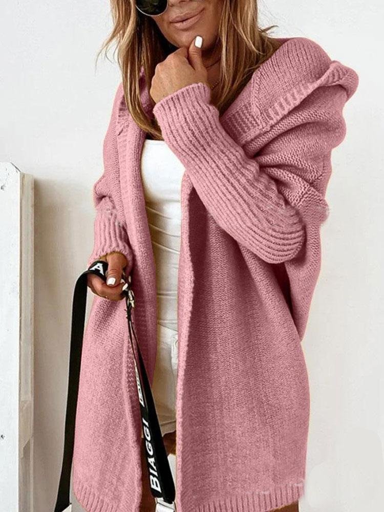 Women's Casual Hooded Knit Sweater