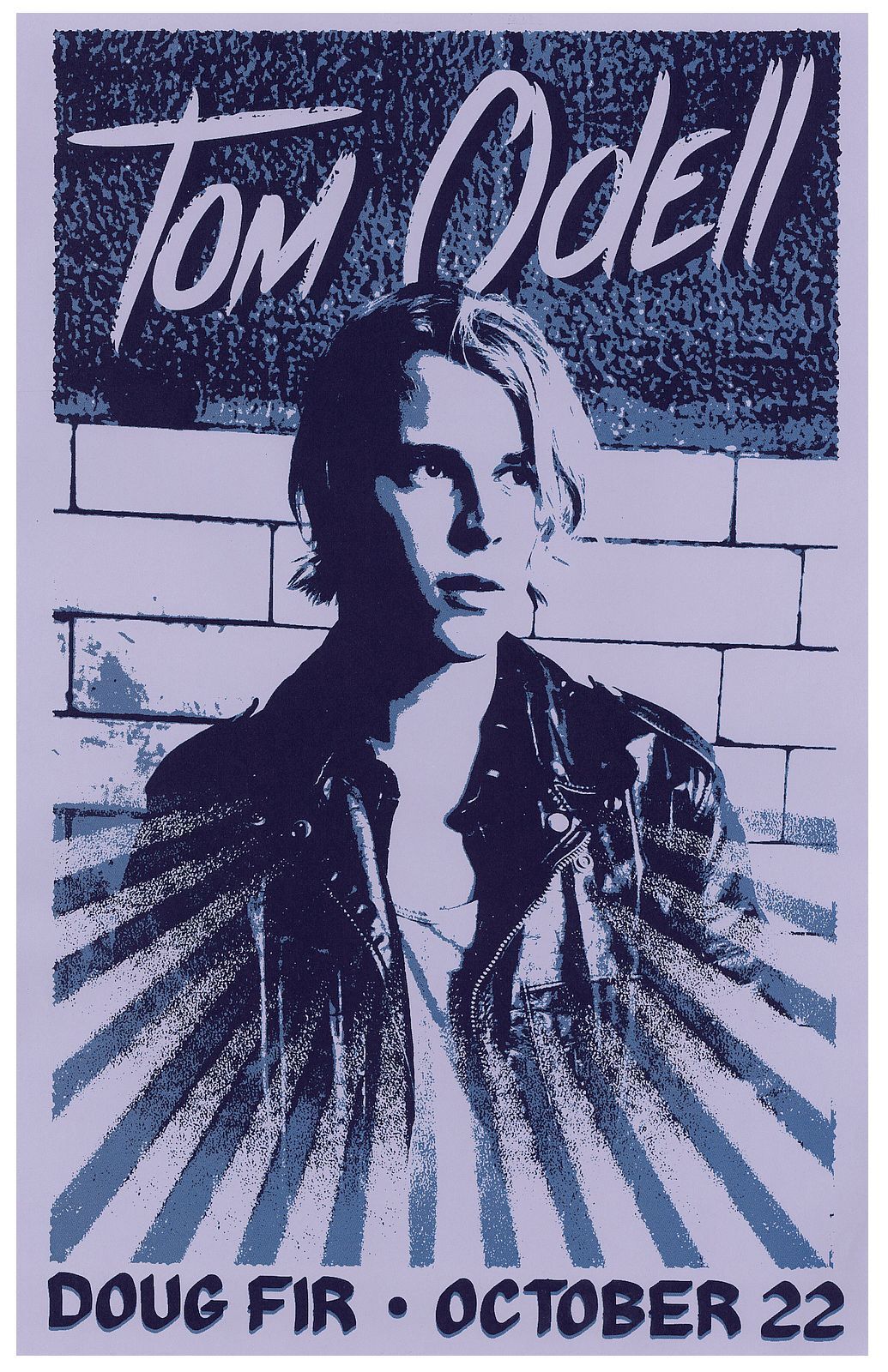 TOM ODELL 2016 Gig POSTER Portland Oregon Concert