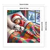 Sleeping Girl-11CT Stamped Cross Stitch 50*50cm/19.69*19.69in tapestrymarket