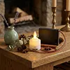 Flameless LED Tea Lights Candles with Battery Box Realistic Flame Effect LED Candles for Fireplace Mantel Dinner Wedding Party (2Pcs)