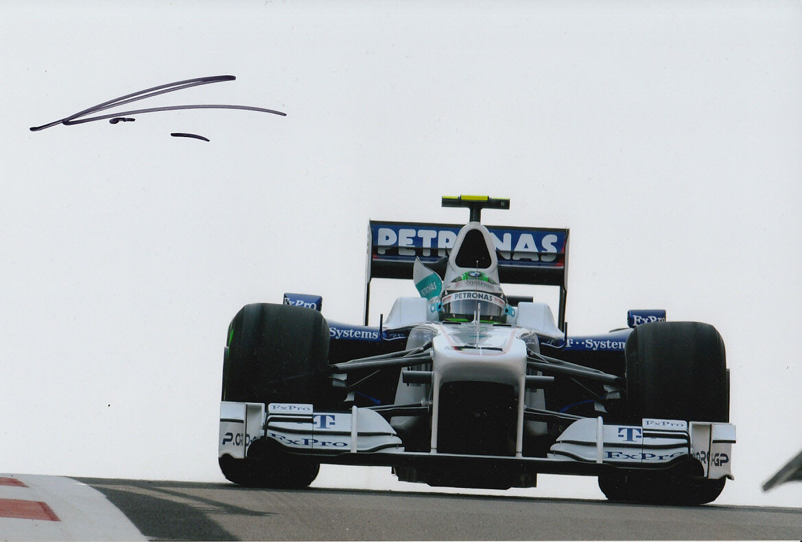 Nick Heidfeld Hand Signed BMW Sauber Photo Poster painting 12x8 20.