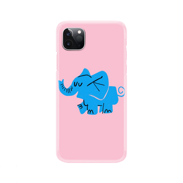 The Blue Elephant, Elephant iPhone Case