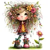 Quirky Girl-Paint by Numbers Quirky Girl 40*40CM