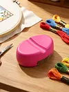 Magnetic Sewing Pincushion with Drawer Magnetic Pin Holder with Strong Magnet Oval Design for Sewing Quilting Pins Paper Clips Screws