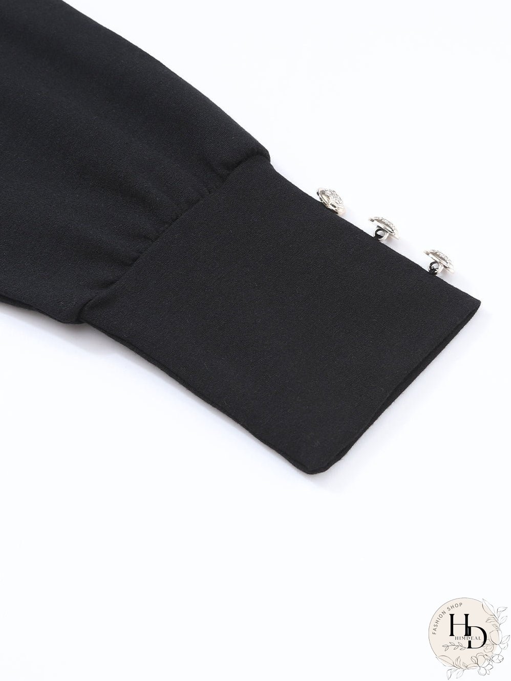 Stylish Black Cold Shoulder Top