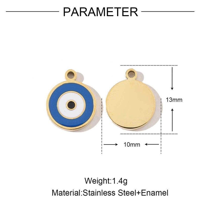 3 PCS/Package 13*10mm 25*18mm 8 * 8mm Titanium Steel Geometric Heart Shape Jewelry Accessories Pendant