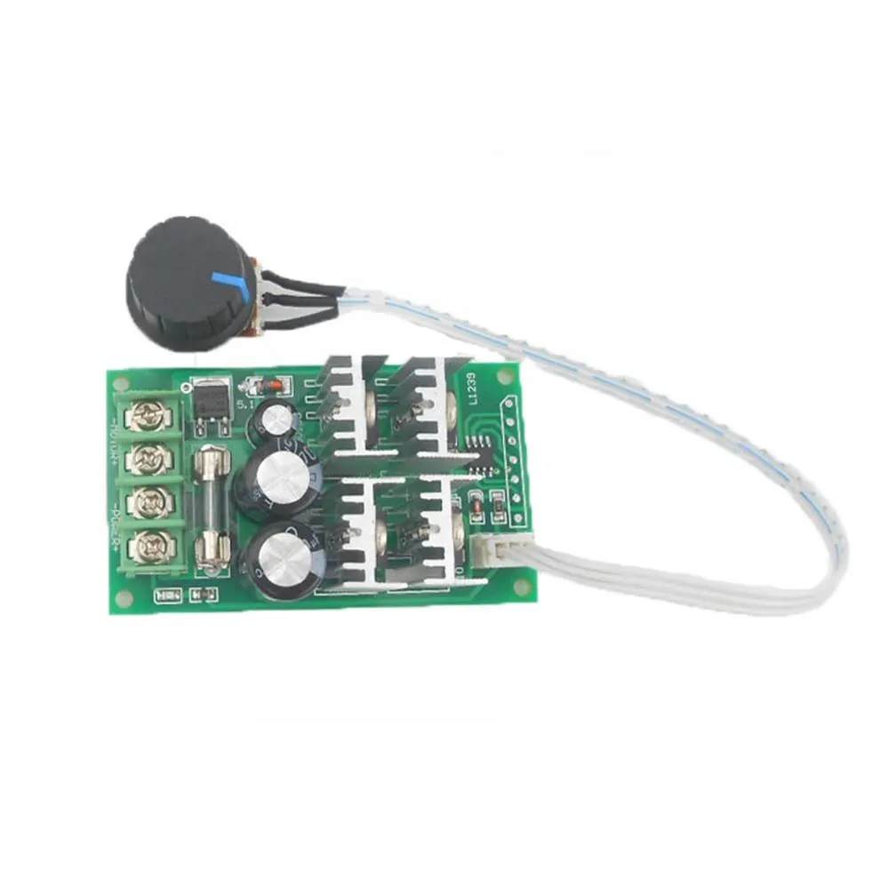 PLC analog 0-5V microcontroller control variable speed dc electric motor with potentiometer dc motor drive controller