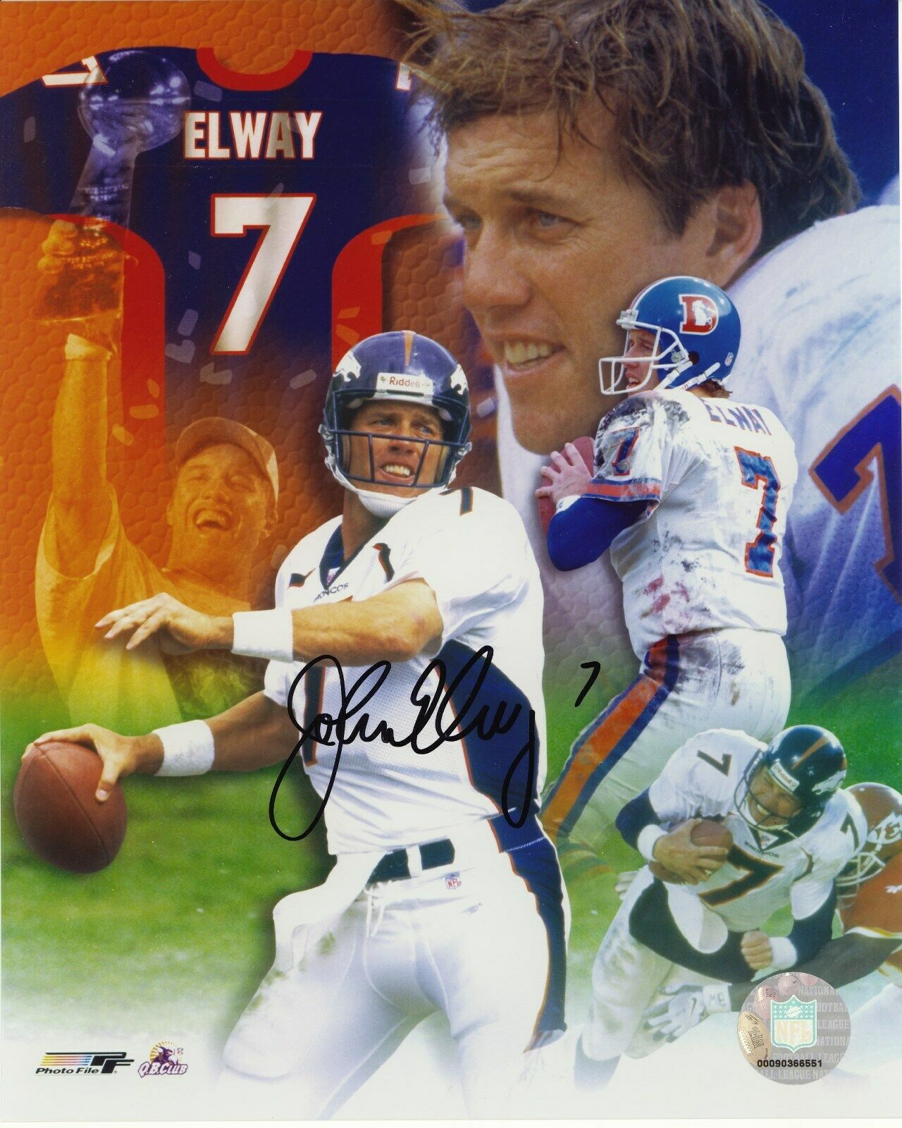 JOHN ELWAY - DENVER BRONCOS Autographed Signed 8x10 Reprint Photo Poster painting!