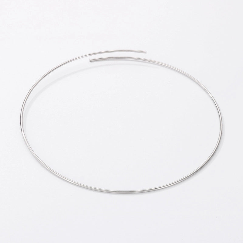 10 Pieces Minimalist Round Stainless Steel 18K Gold Plated Choker